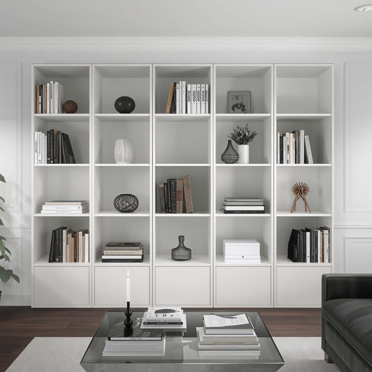 10  Stunning White Bookshelf Ideas and Cozy Room Inspiration