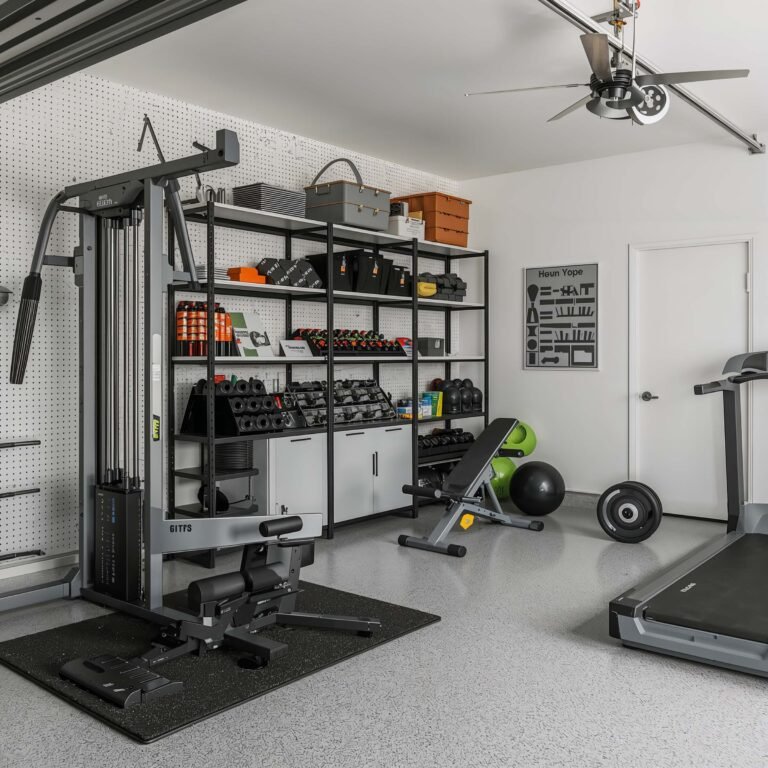 10  Stylish Half Garage Gym Ideas You’ll Love Today