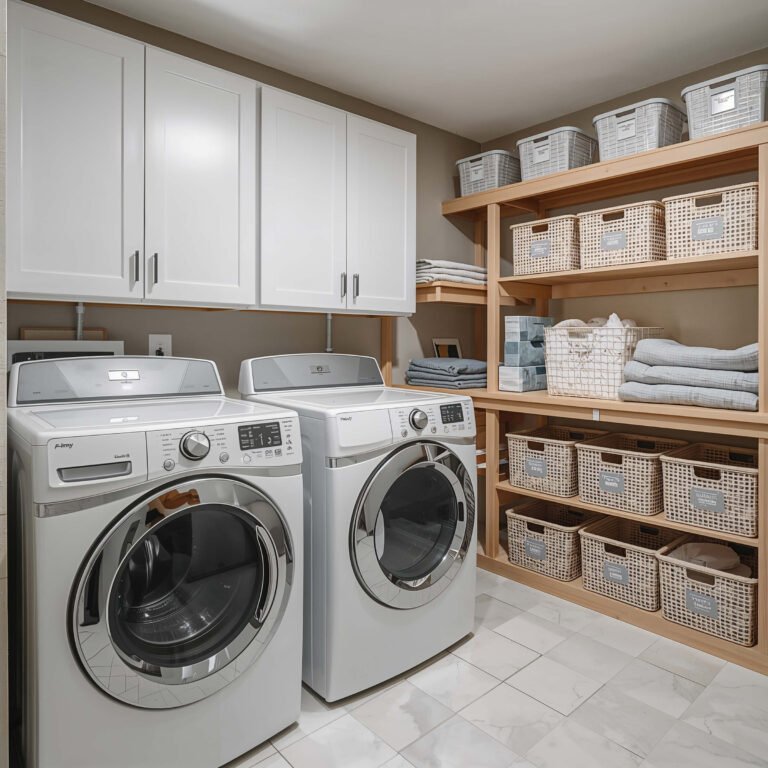 10  Brilliant Basement Laundry Room Ideas for Small Spaces