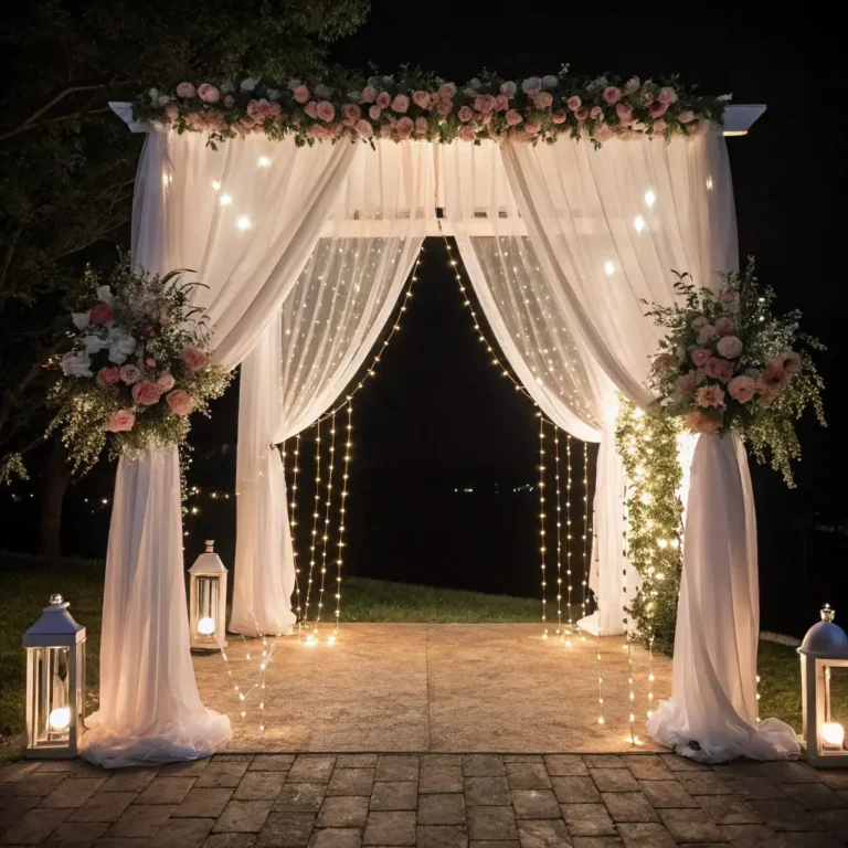 10 Beautiful Night Wedding Decor Ideas That Shine Bright