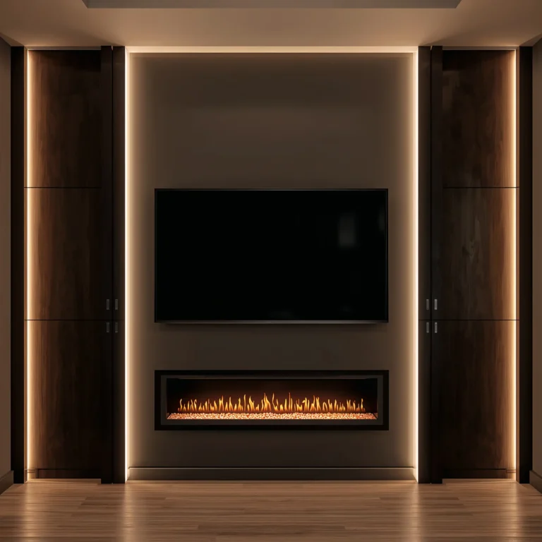 10 Stunning Fireplace Mantel With TV Ideas Cozy Luxury Style