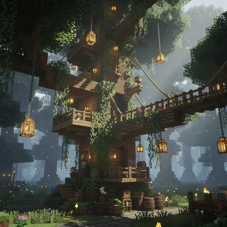 10 Amazing Minecraft Plant Decor Ideas Aesthetic Style