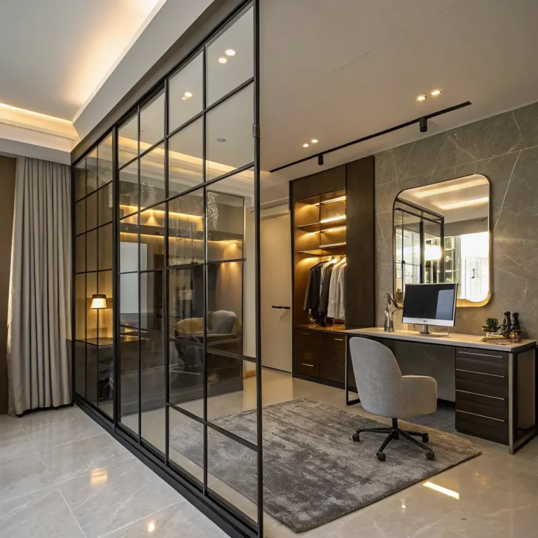 10 Dreamy Office and Dressing Room Combo Ideas for Luxury Spaces