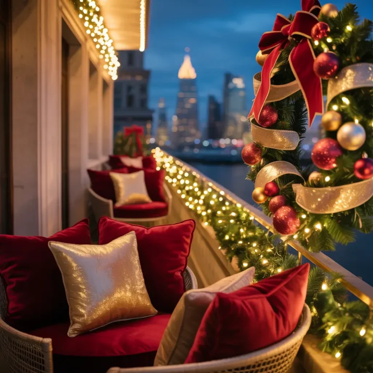 10 Amazing Balcony Christmas Decor Ideas Festive Cozy Charm