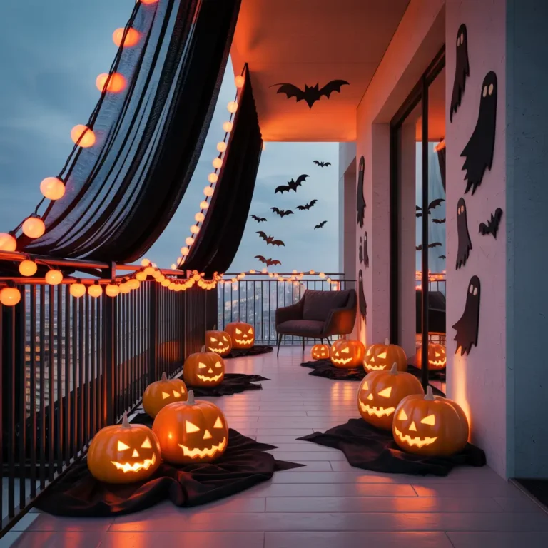 10 Magical Halloween Balcony Decor Ideas Cozy Glow