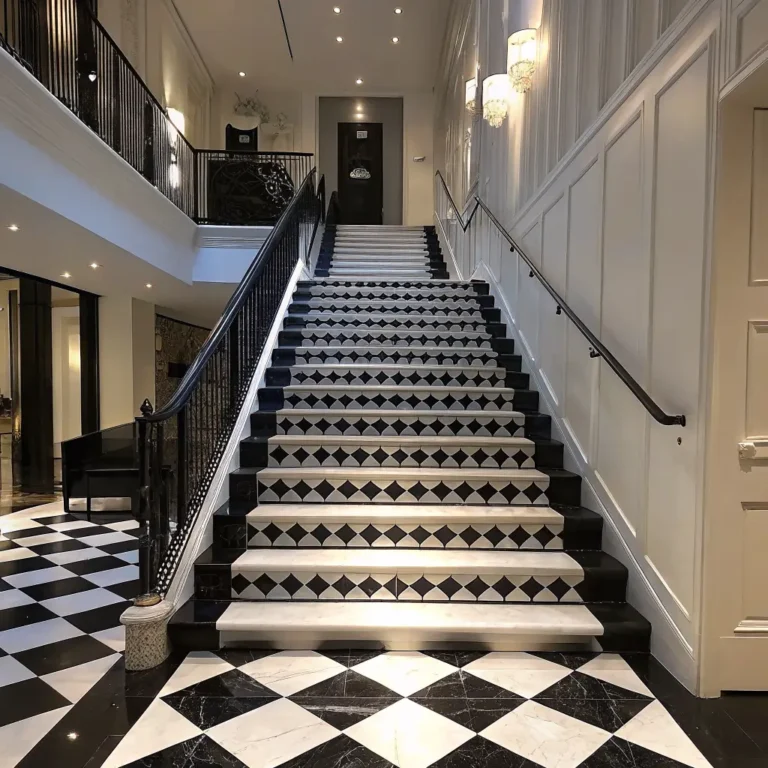 10 Gorgeous Stairs Tiles Design Ideas for Dream Homes