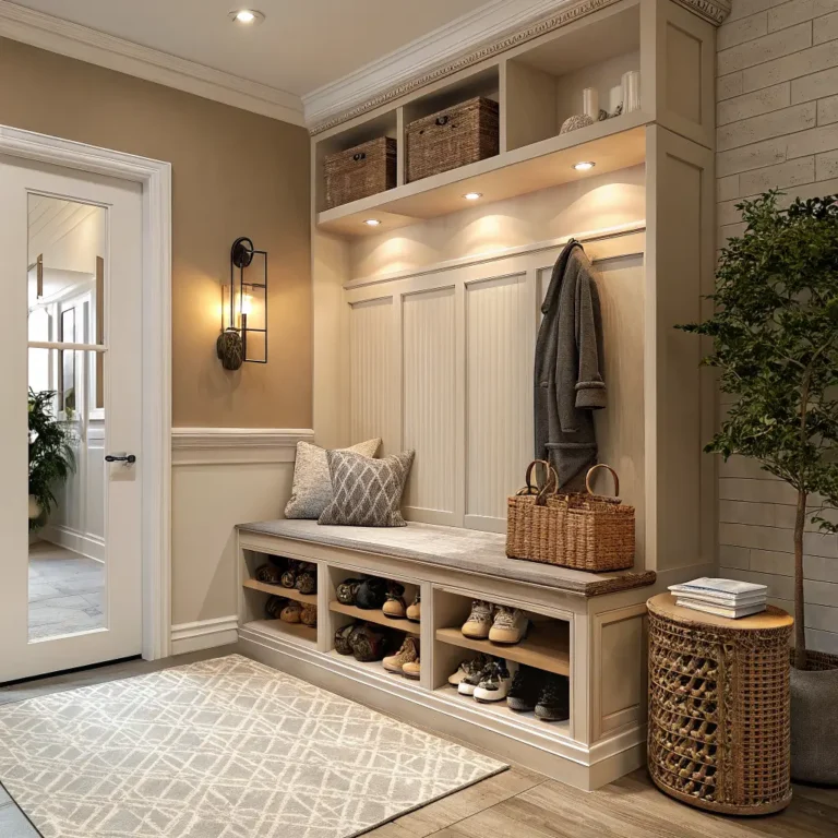 10 Beautiful Entrance Foyer Shoe Rack Design Ideas for Elegant Spaces