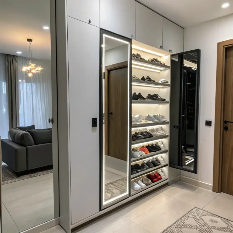 10 Stunning Shoe Rack Wall Design Ideas for Modern Homes