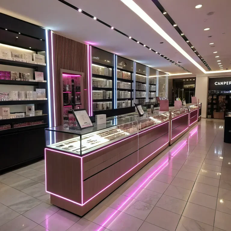 10 Stunning Cosmetic Shop Design Ideas for Luxury Glow