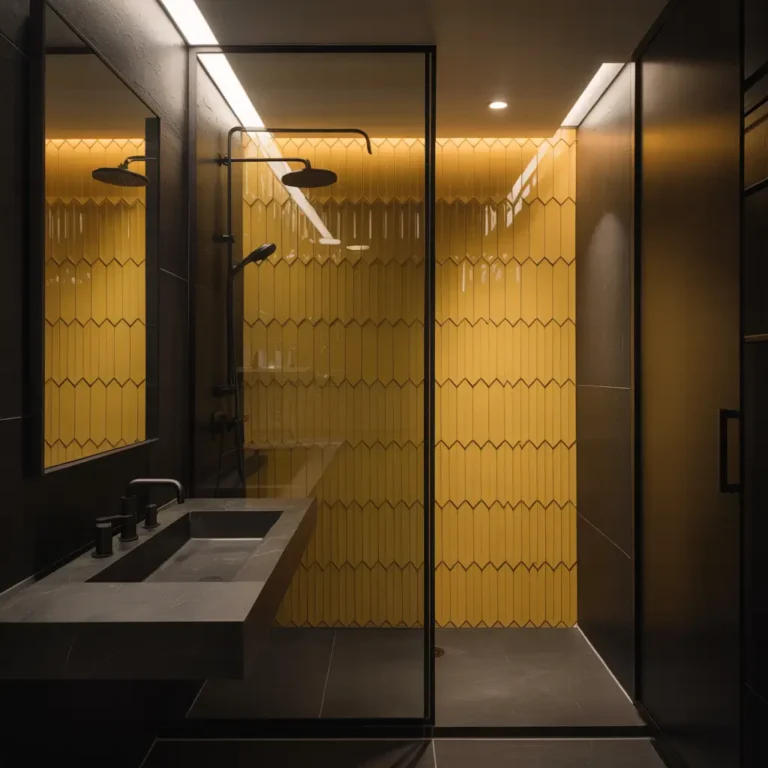 10 Gorgeous Yellow Tile Bathroom Ideas for Cozy Spaces