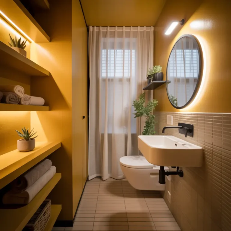 10 Gorgeous Mustard Yellow Bathroom Ideas for Bold Interiors