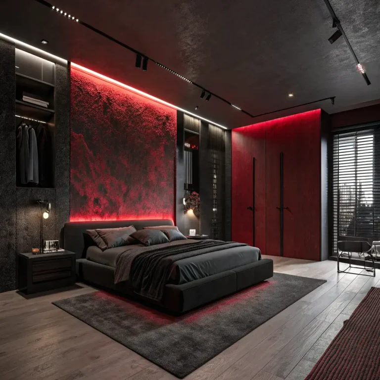 10 Beautiful Dark Red Bedroom Ideas for Romantic Vibes