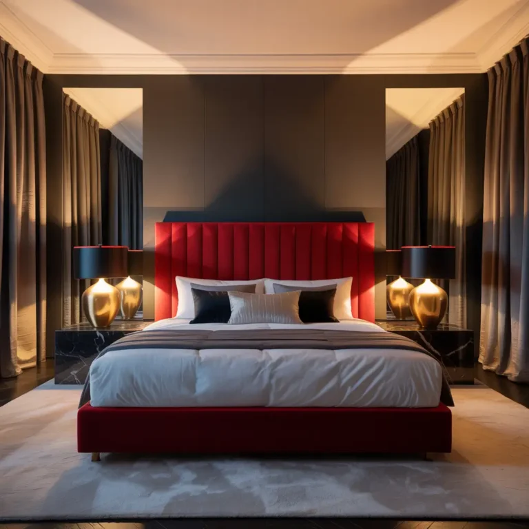 10 Amazing Black And Red Bedroom Ideas Modern Style