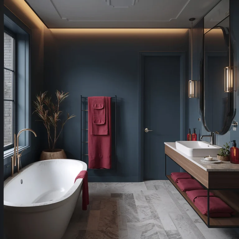 10 Stunning Blue and Red Bathroom Ideas for Modern Luxury
