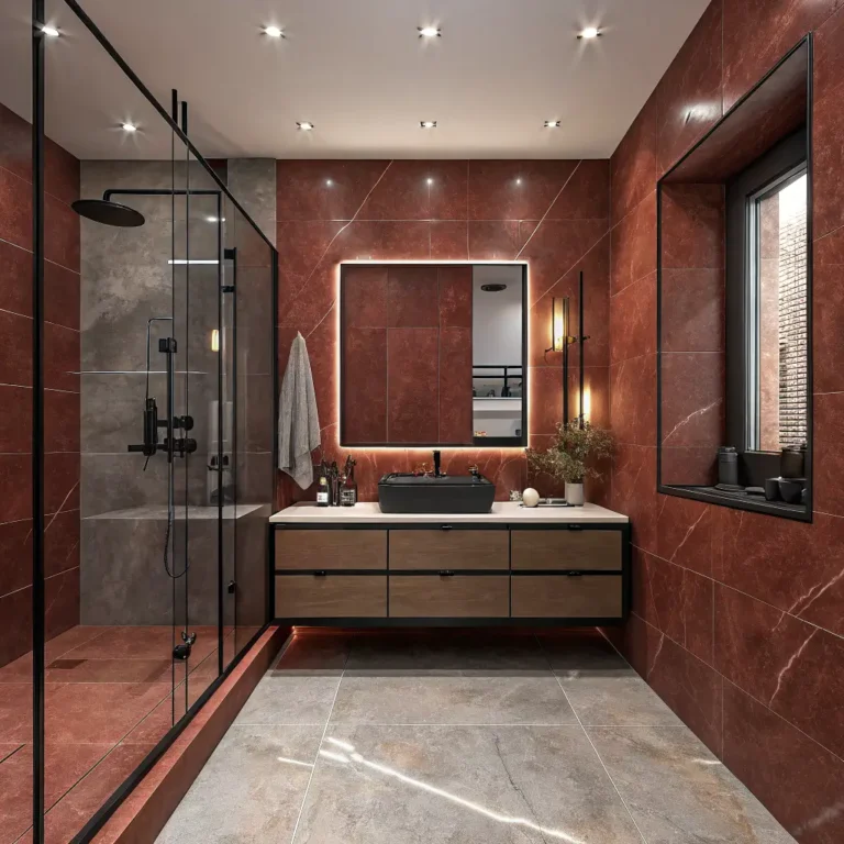 10 Stunning Red Travertine Bathroom Ideas for Luxury Spaces