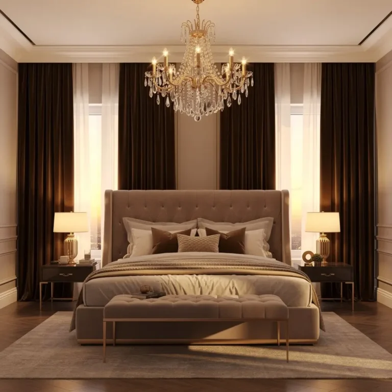 10 Gorgeous Brown Curtains Bedroom Ideas for Dream Homes
