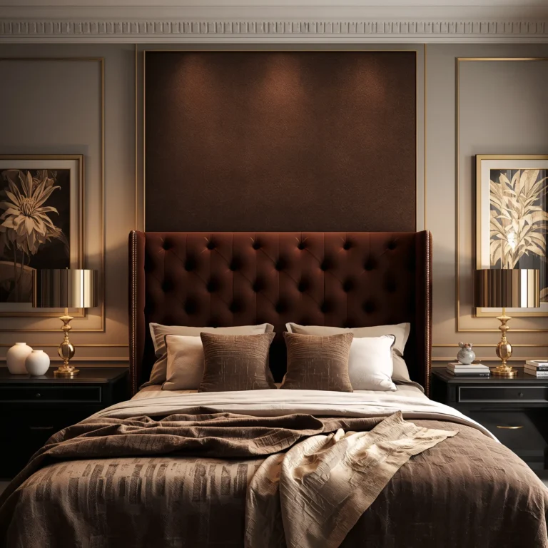 10 Cozy Brown Headboard Bedroom Ideas Warm Aesthetic