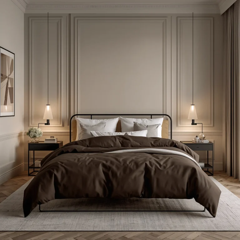 10 Beautiful Brown Comforter Bedroom Ideas Modern Luxury