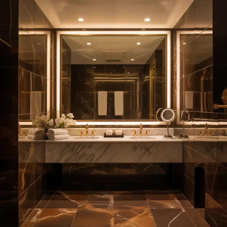 10 Amazing Brown Tile Bathroom Ideas Luxury Hotel Look