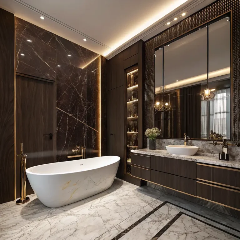 10 Stunning Dark Brown Bathroom Ideas for Luxury Glow
