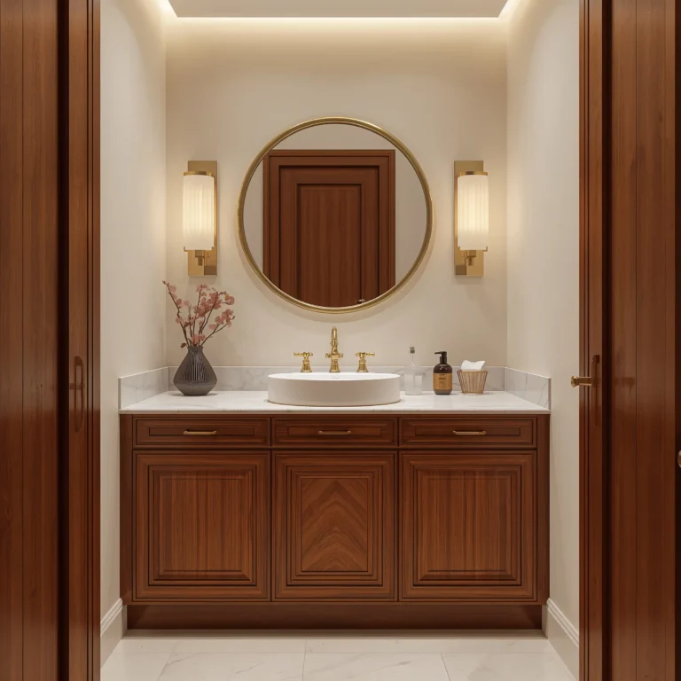 10 Inspiring small brown bathroom ideas Elegant Compact Spaces