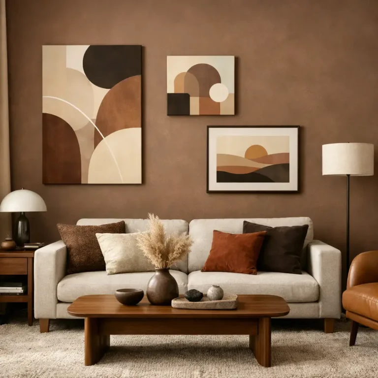10 Inspiring Brown Tones Living Room Ideas