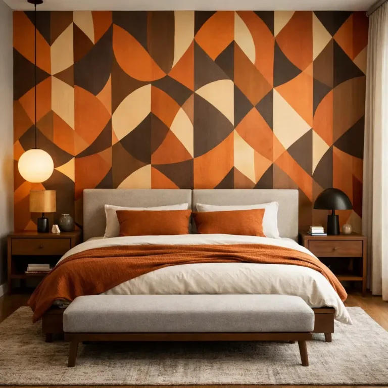 10 Cozy Orange and Brown Bedroom Ideas for a Warm Retreat