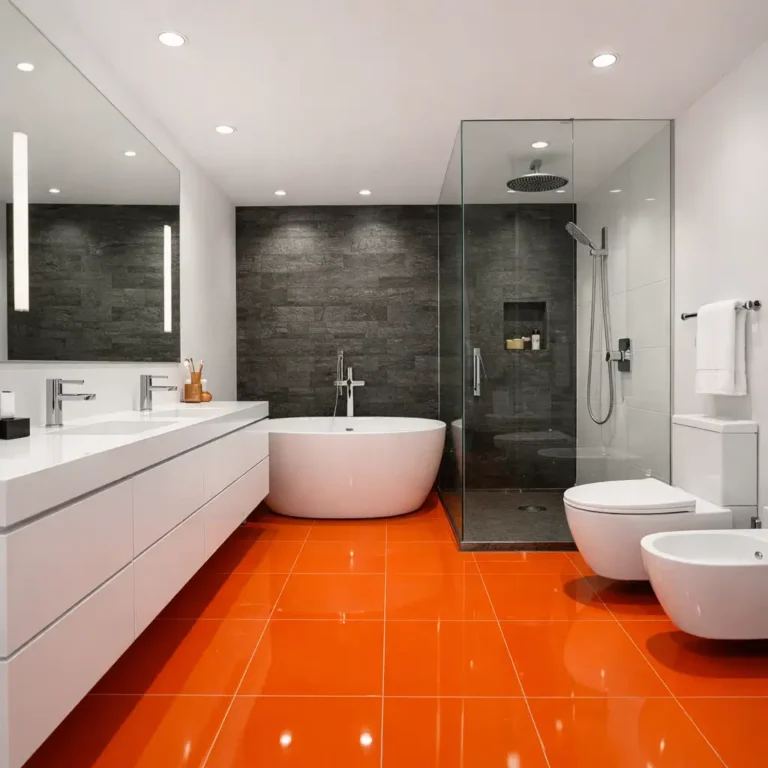 10 Stunning Orange Bathroom Tile Ideas for a Vibrant Space