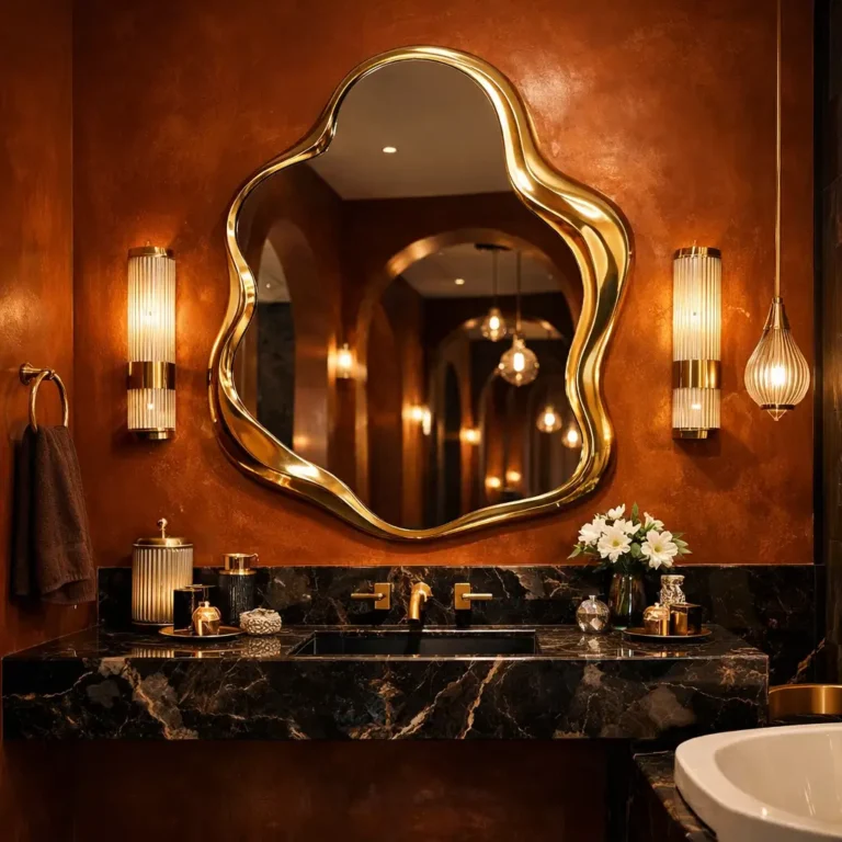 10 Stunning Dark Orange Bathroom Ideas for a Bold Makeover