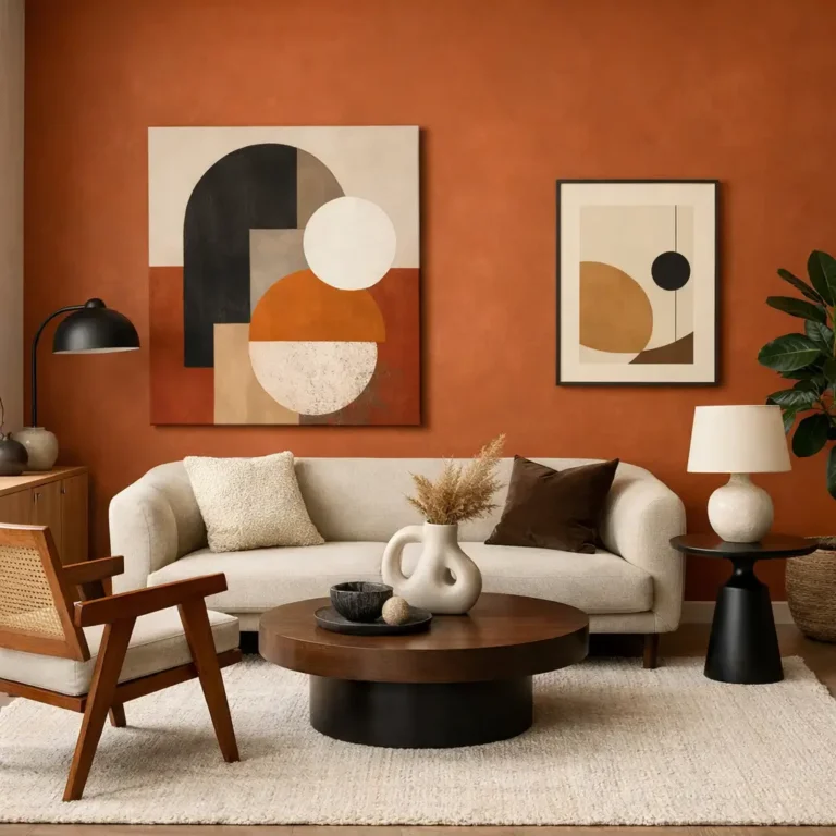 10 Stunning Burnt Orange Living Room Ideas for a Cozy Vibe