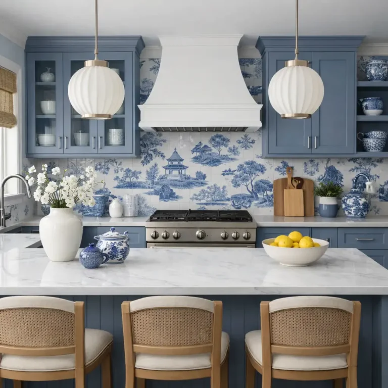 10 Stunning Blue Willow Kitchen Ideas You’ll Love