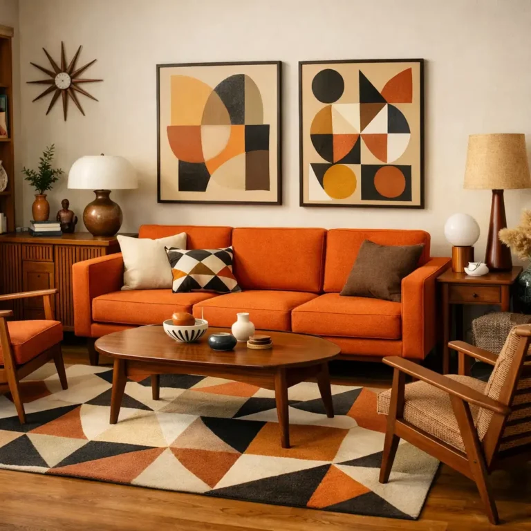 10 Stunning Orange Couch Living Room Ideas to Brighten Your Space
