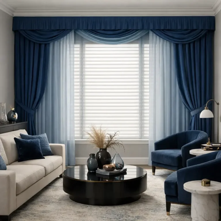 10 Stunning Living Room Ideas with Blue Curtains