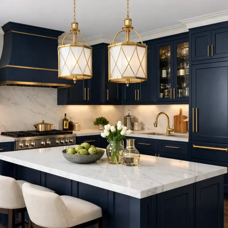 10 Stunning Navy Blue Kitchen Cabinet Ideas for a Modern Look