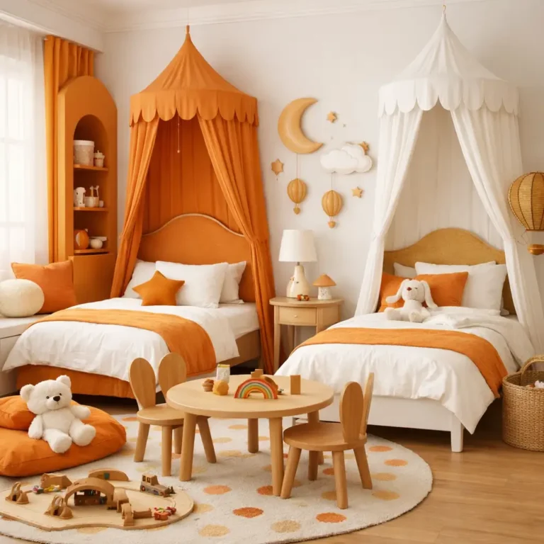 10 Charming Orange Kids Bedroom Ideas for a Lively Space