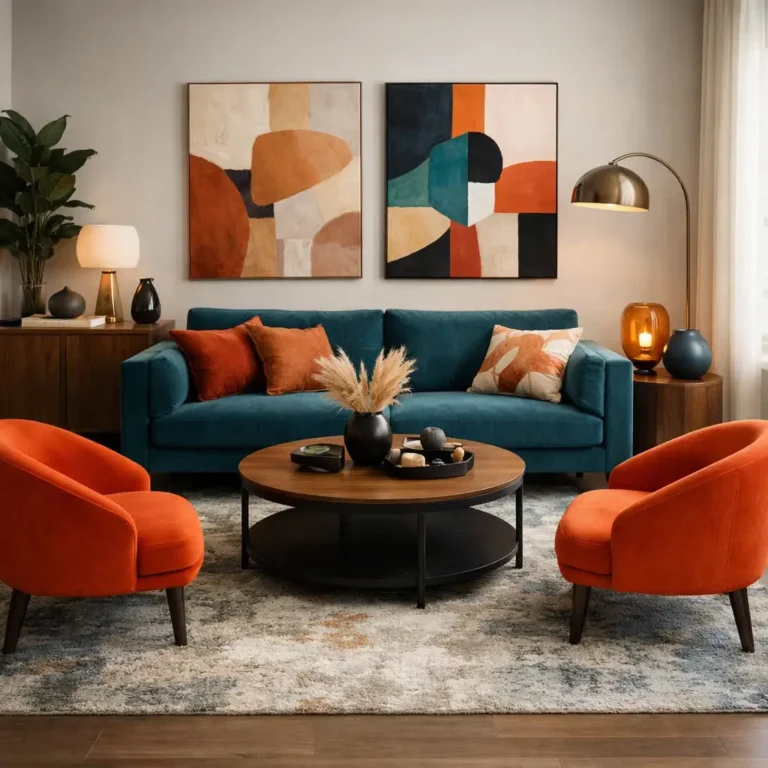 10 Magical Teal and Orange Living Room Ideas to Transform Your Space