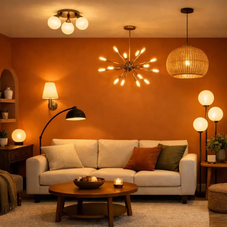 10 Beautiful Orange Living Room Walls Ideas for Bold Style