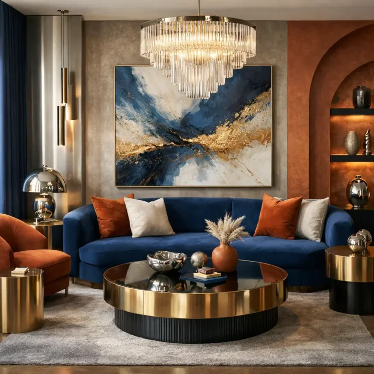 10 Inspiring Blue and Terracotta Living Room Ideas to Refresh Your Space