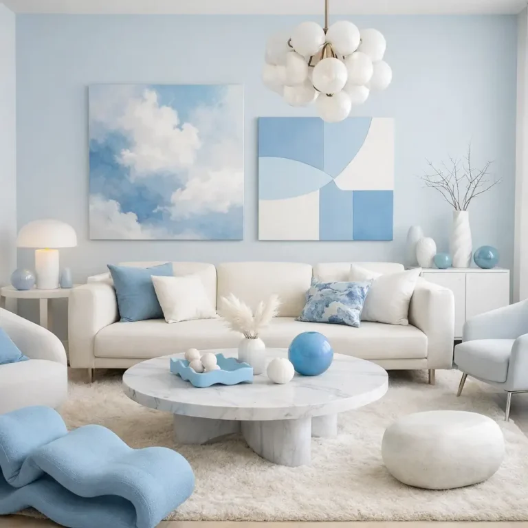 10 Sky Blue Living Room Ideas for a Tranquil Atmosphere