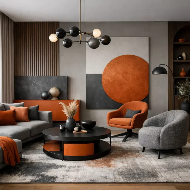 10 Stylish Orange Accents for Your Living Room Decor