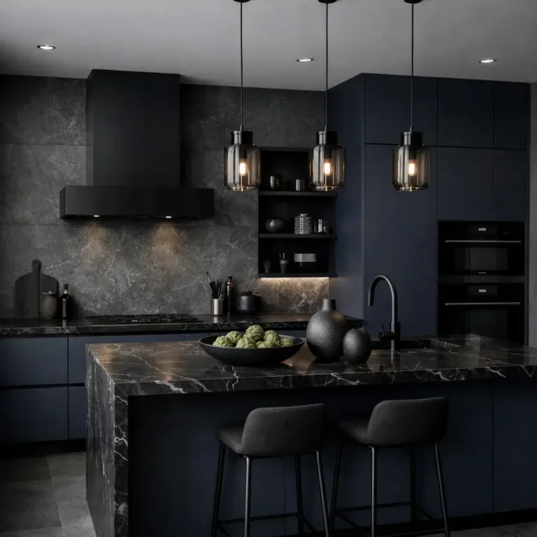 10 Stunning Dark Blue Cabinet Kitchen Ideas You’ll Love