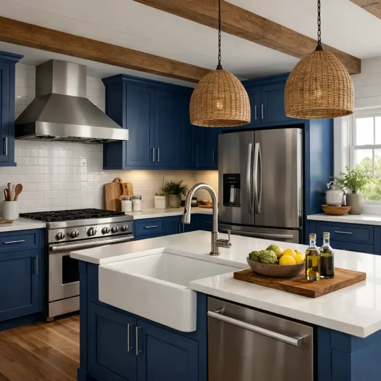 10 Dreamy Blue Farmhouse Kitchen Ideas to Inspire Your Home