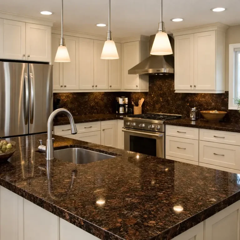 10 Stunning Brown Granite Kitchen Ideas for a Warm and Inviting Space