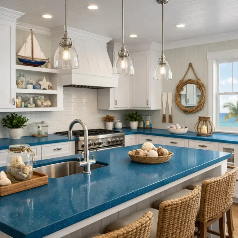 10 Gorgeous Blue Countertop Kitchen Ideas You’ll Love