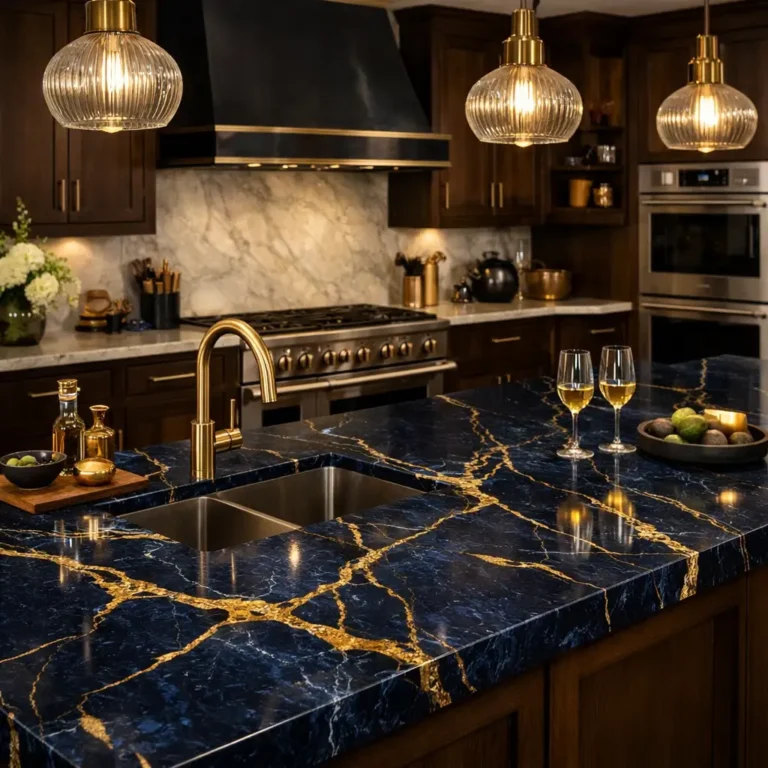 10 Amazing Navy Blue and Gold Kitchen Ideas to Inspire Your Space