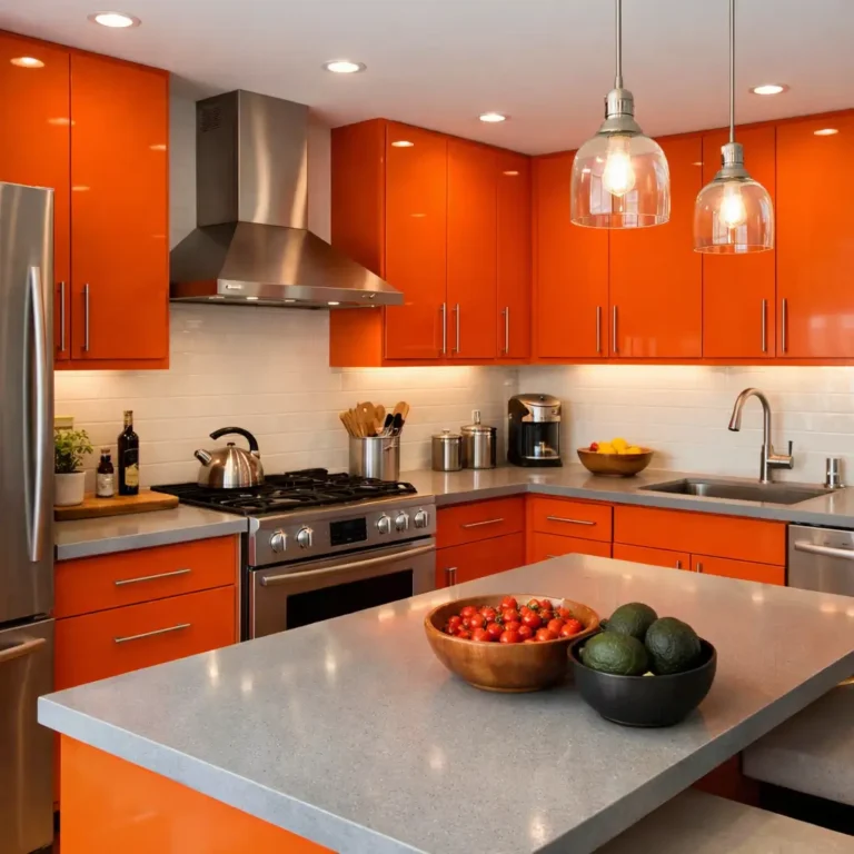 10 Stunning Orange Kitchen Ideas to Brighten Your Space