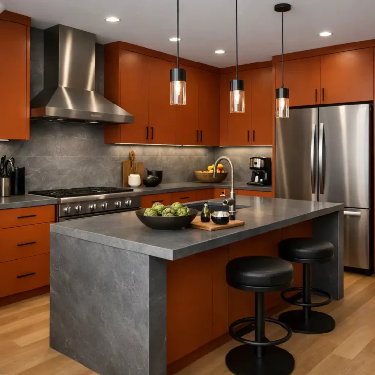 10 cozy Orange Kitchen Cabinet Ideas for a Bold Makeover