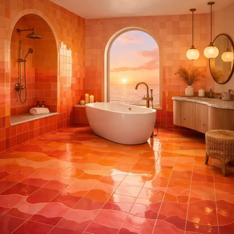 10 Stunning Orange and Pink Bathroom Ideas to Transform Your Space
