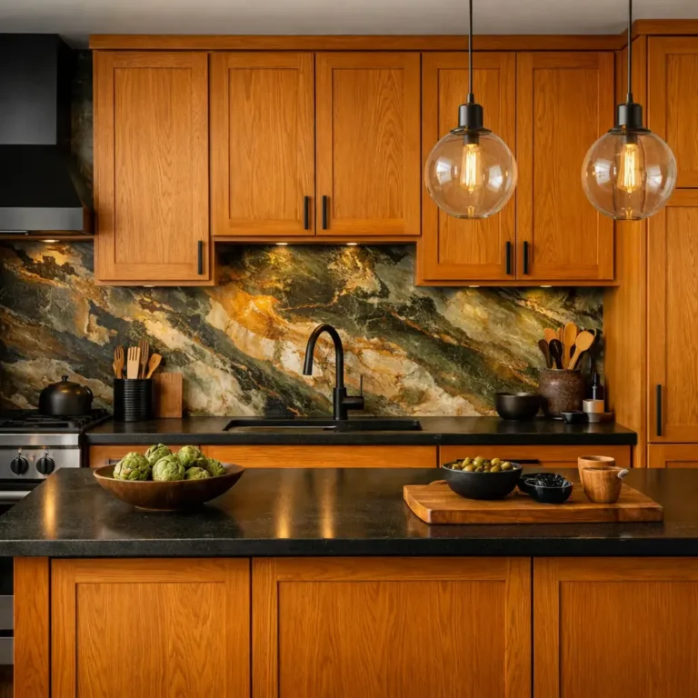 10 Stunning Orange Oak Kitchen Cabinet Ideas for a Vibrant Space