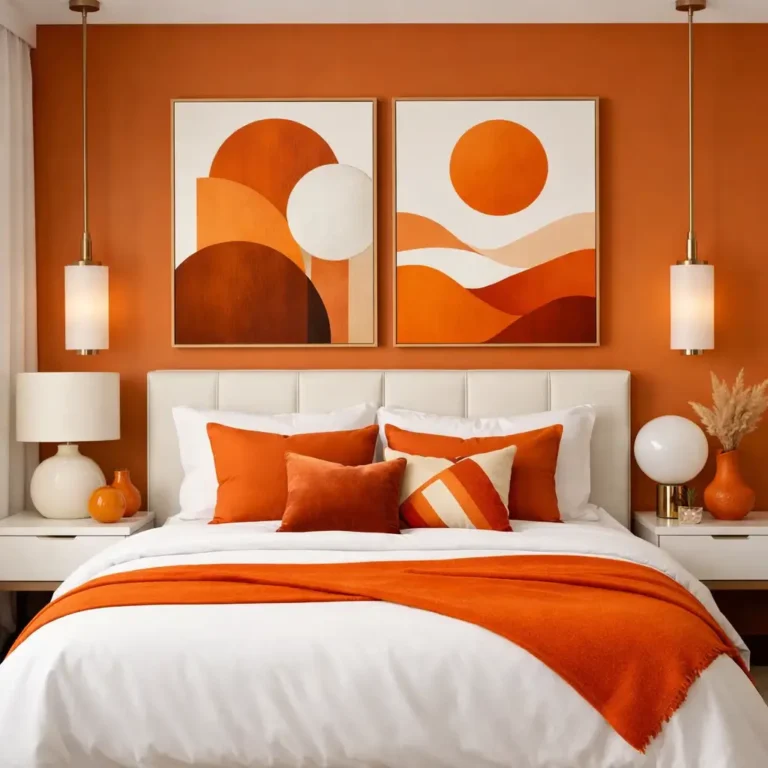 10 cozy Orange Bedroom Ideas to Brighten Your Space
